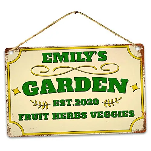 

Персонализированный винтажный настенный постер для сада, жестяной винтажный постер для барбекю, ресторана, столовой, кафе, магазина, Декор