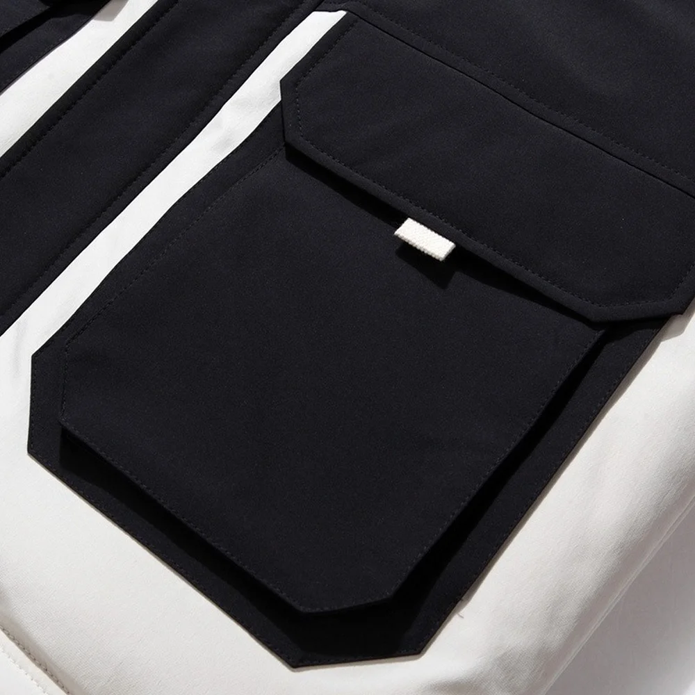 Autumn Winter Jacket Men With Hood Cotton Padded Parka Jacket Men Korean Fashion Streetwear Thick&Warm Casual Coats 2021