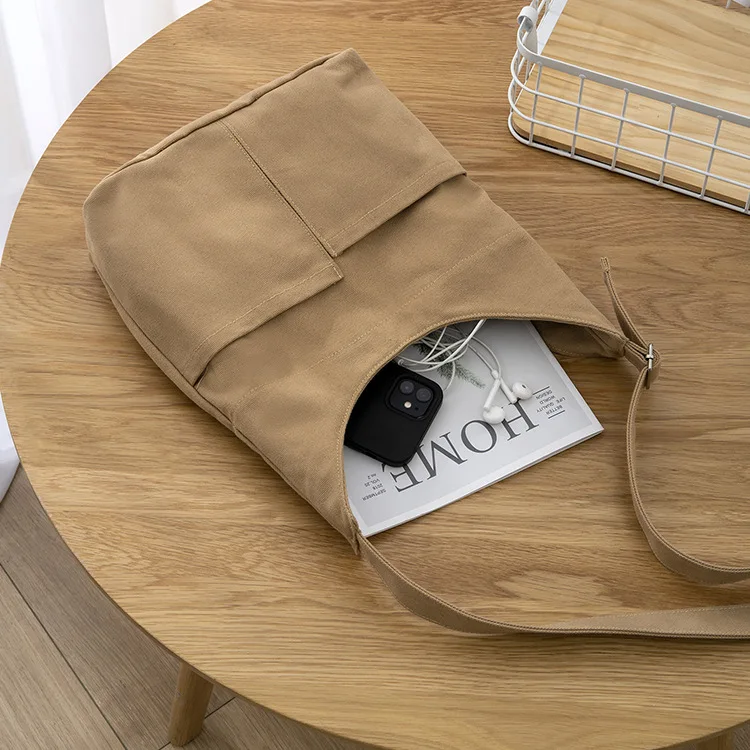 Ladies Messenger Bag Large Capacity Shopping Simple Bag Tote Bag Girls Solid Color Shoulder Bag for Women Handbag Crossbody Bag