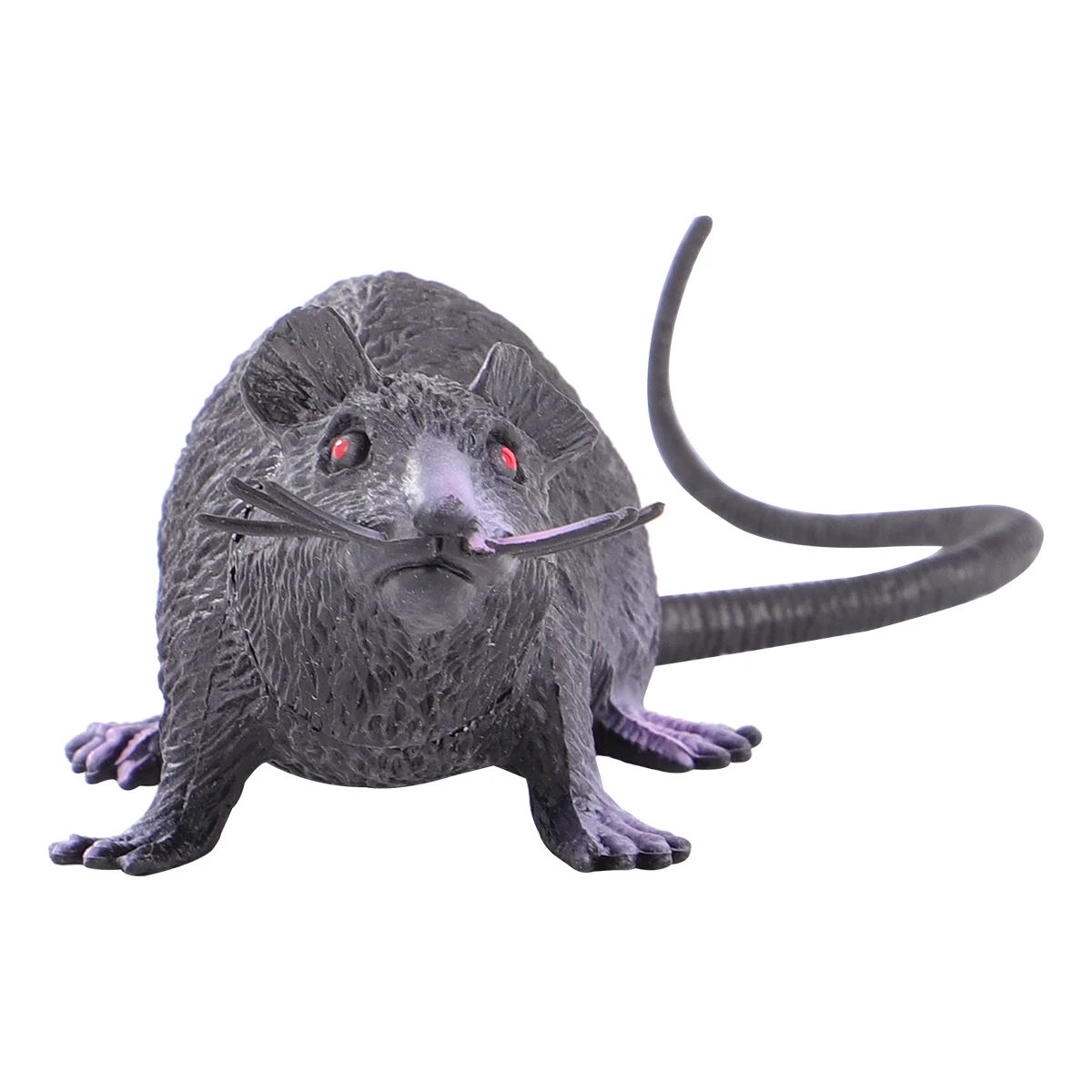 6 крыс, пластиковые игрушки, Реалистичная черная крыса с красными глазами  для декора или шуток | AliExpress