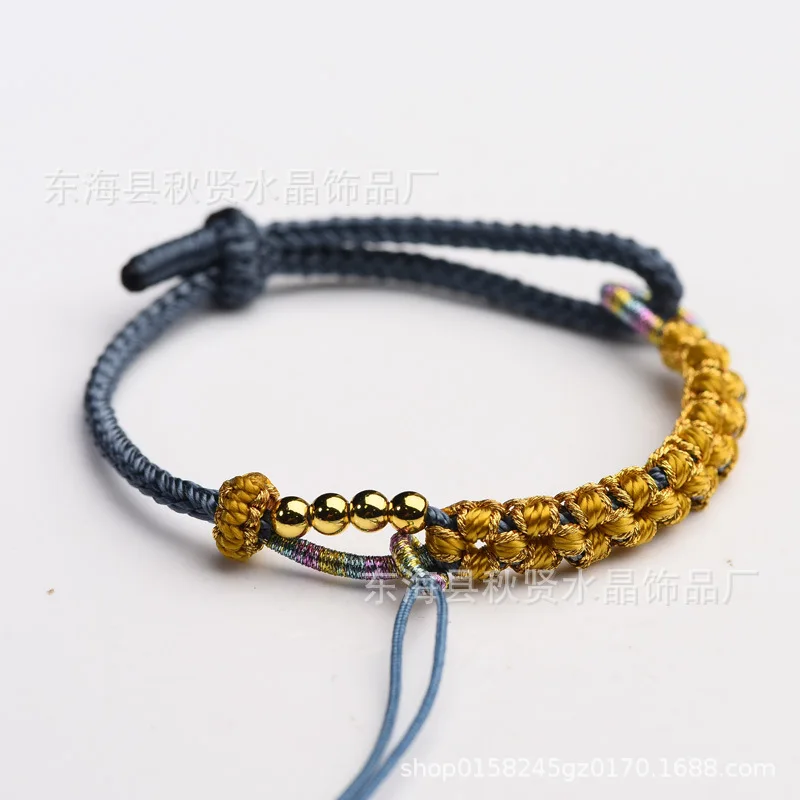 Хлопковый ремешок с узлом цветущего персика Thangka Zachilam