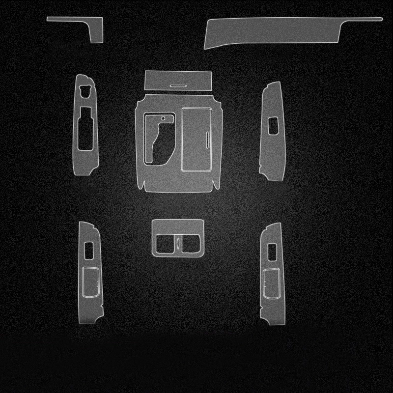 

TPU for Toyota Camry 2015-2021 Transparent Protect Film Car Interior Sticker Central Control Door Air Gear Navigation Panel