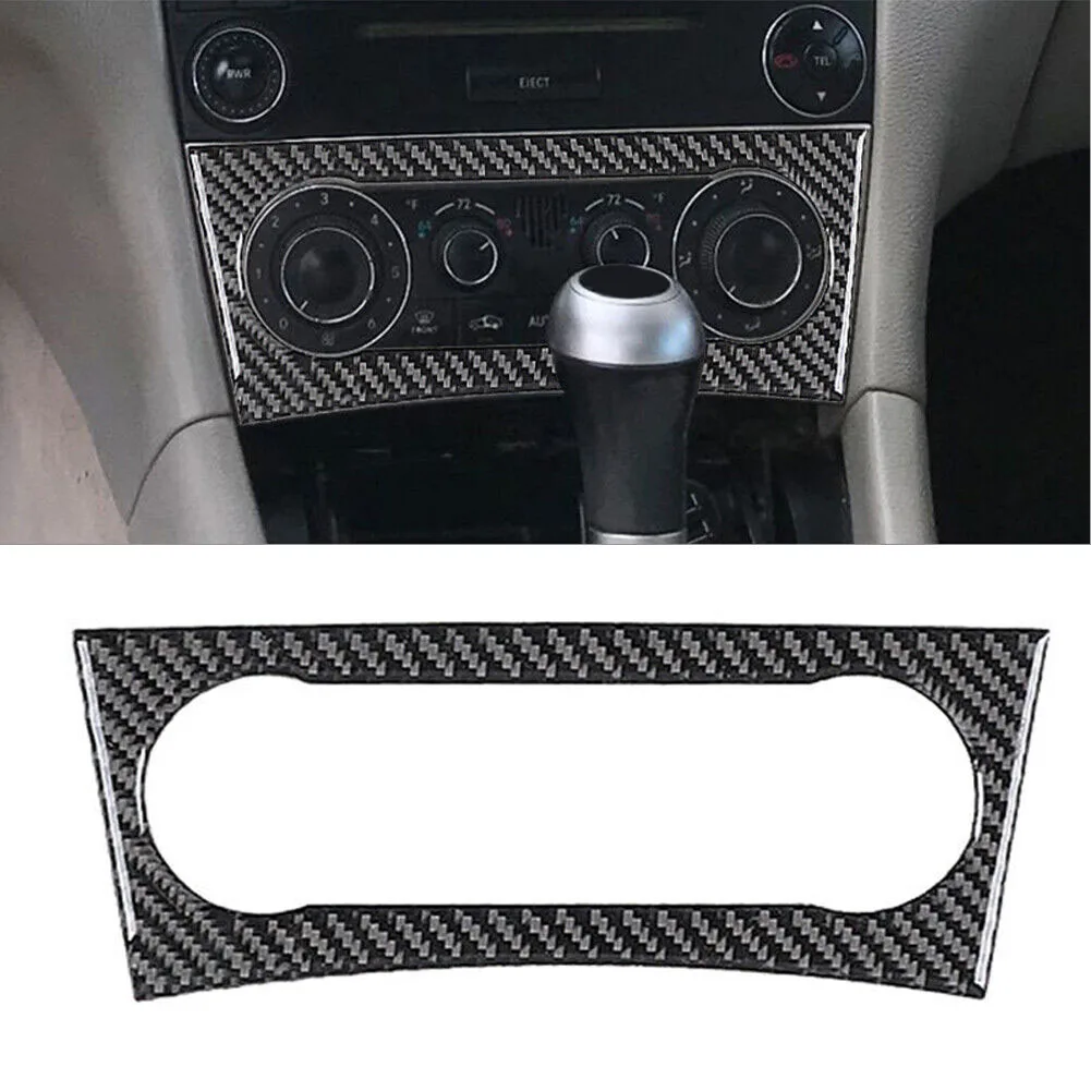 

Carbon Fiber Car Interior Climate Control Cover Trim For Mercedes C-Class W203 2005-2007 LHD Waterproof Interior Mouldings