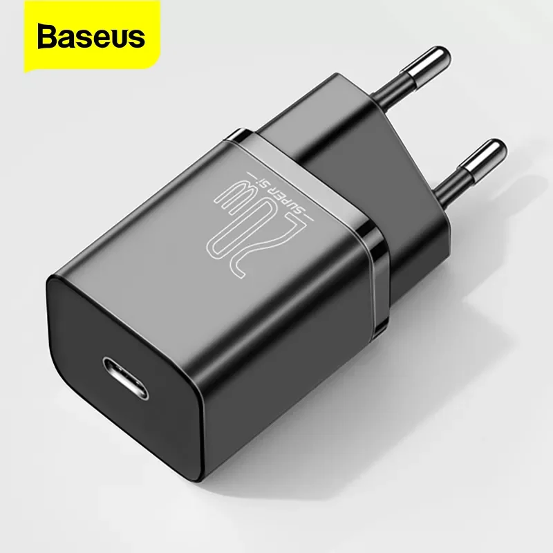 

Сетевое зарядное устройство Baseus с USB Type-C, 20 Вт, QC 3,0