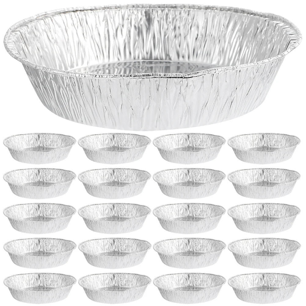

50Pcs Pans Round For Pie Aluminum Pie Pans Pie Tins Pans Aluminum Pan for Oven Party Home