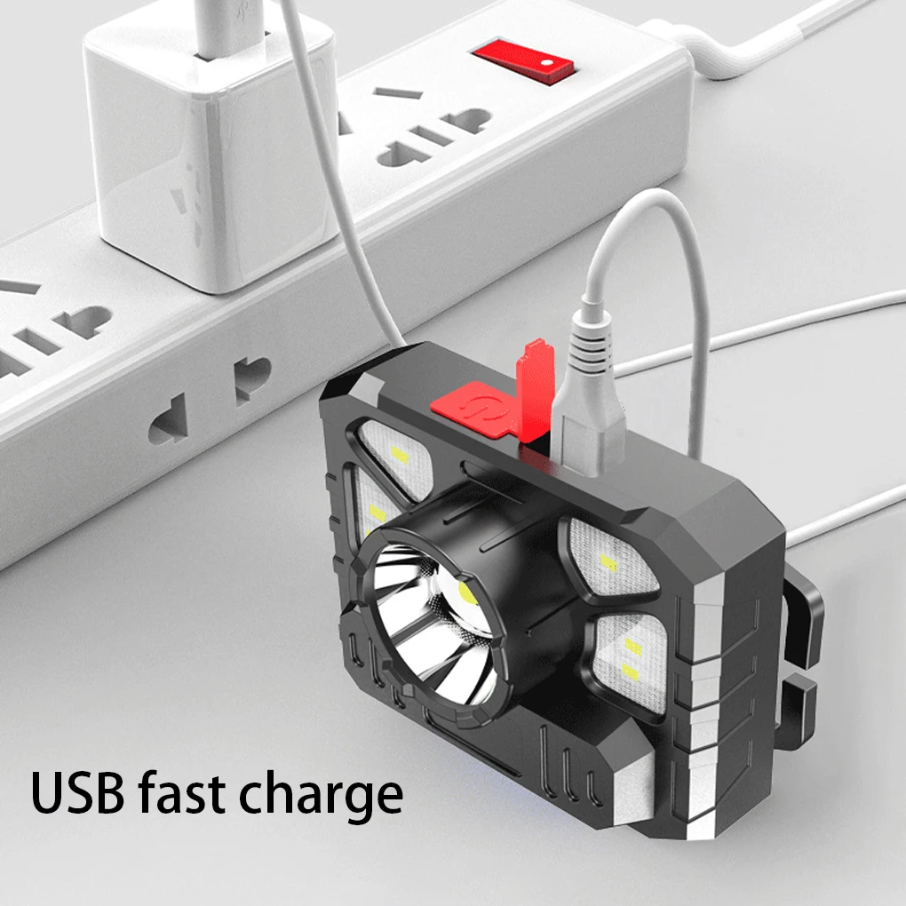 

Налобный фонарь с USB, регулируемый налобный фонарь с большим радиусом действия
