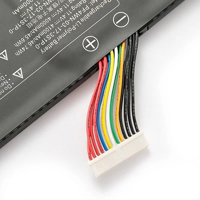 Новая аккумуляторная батарея для ноутбуков Hasee KINGBOOK A1 U43E1 U43S1 U47T1 Motile M142, 11.4V 4100mAh, модели PF4WN-00-13-3S1P-0 и PF4WN-03-17-3S1P-0 (art.: 3920dc93df52a) - 3920dc93df52a