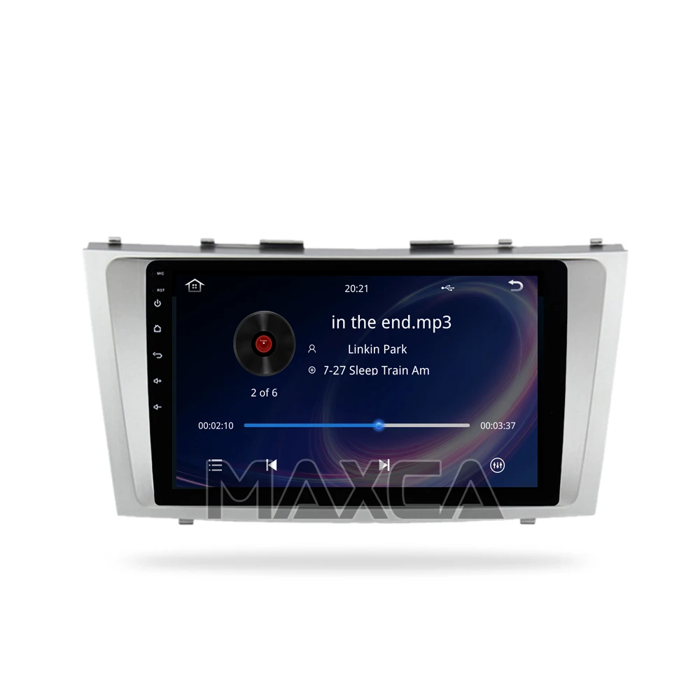 Стерео MAXCA 2 din для Toyota Camry беспроводной Carplay Android авторадио мультимедийный