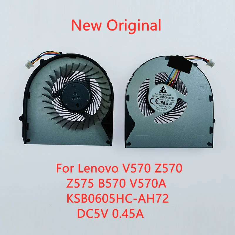 

Новый оригинальный вентилятор для охлаждения процессора ноутбука Lenovo V570 Z570 Z575 B570 V570A