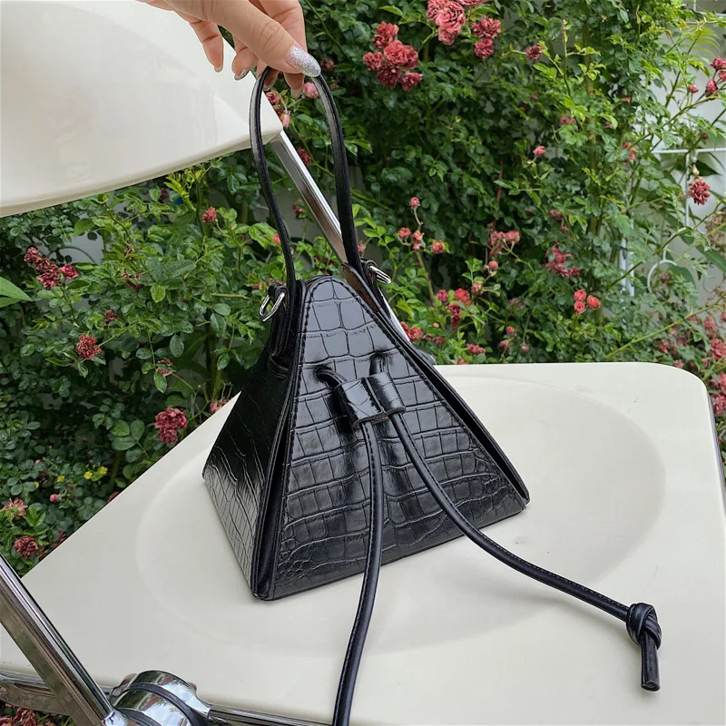 

2021 New Fashion Luxury High Quality Casual Shoulder Messenger Bag Trendy Bag Crocodile Pattern Ladies Hand-held Dumpling Bag