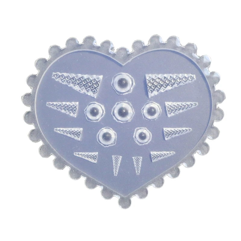 

Mini Size Nail Art Silicone Mold Flower Bone Skull Template Acrylic Gel Tool