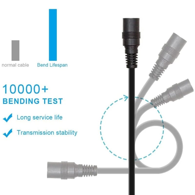 Зарядный кабель USB-DC5521. Шнур питания USB-DC5V. 5 5x2 1 мм и 8 адаптеров для нескольких