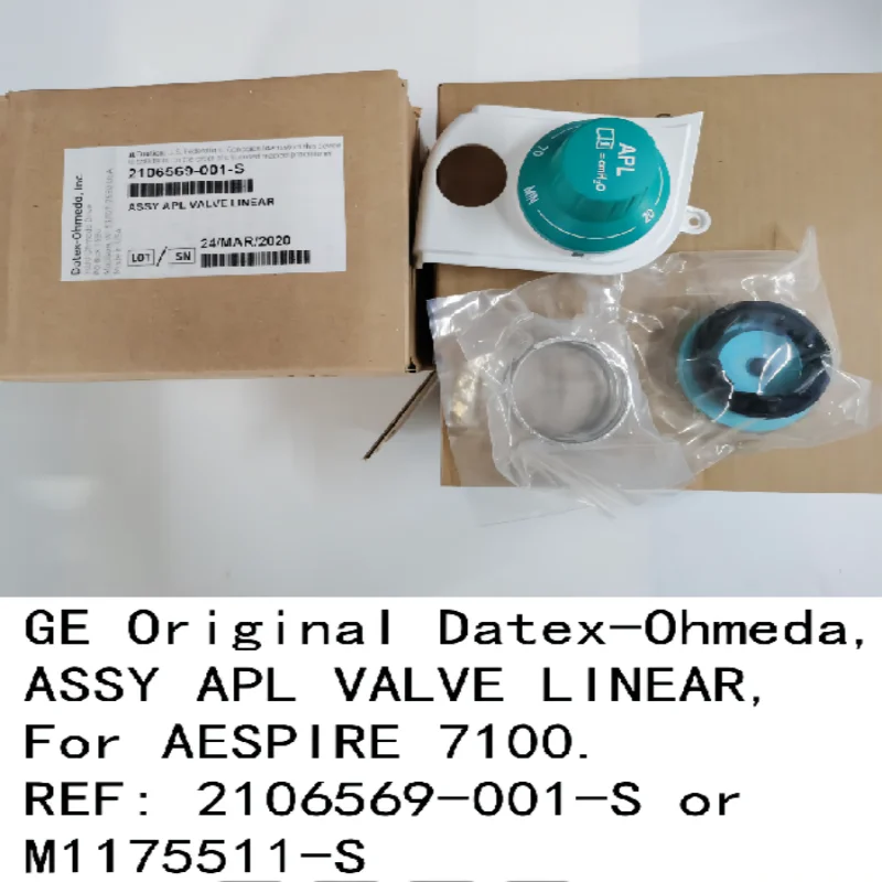 

GE Datex-Ohmeda Anesthesia Machine APL Valve Assembly BCG 1406-8202-000-S P/N: M1175511-S For Aespire7100 View