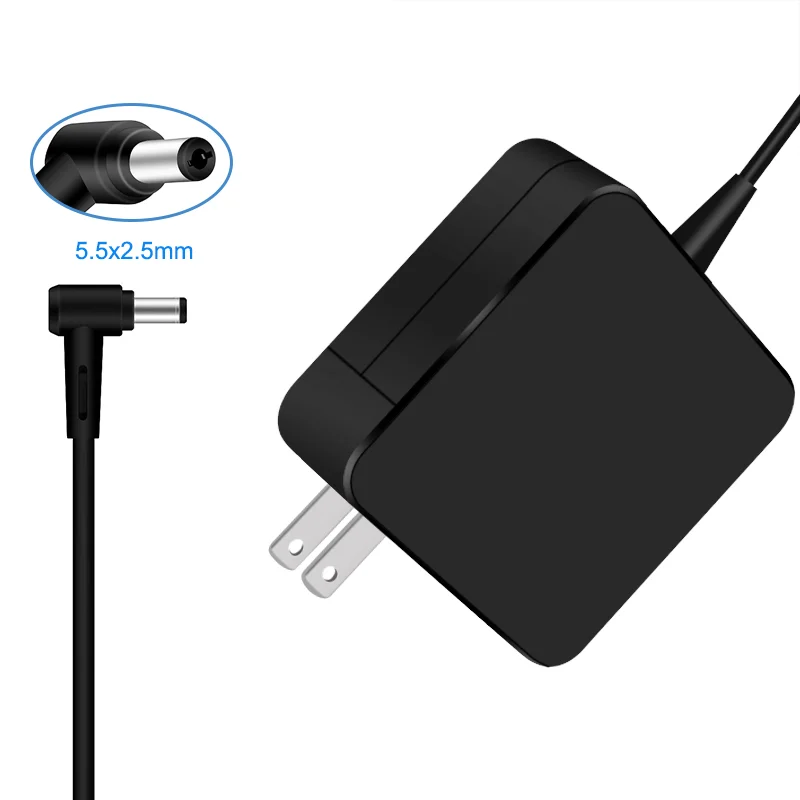 

2.37A 45W 5.5x2.5mm AC Adapter Power Supply Charger for asus A52F X450 X450L X550V X501LA X550C X551CA X555 Laptop Cargador