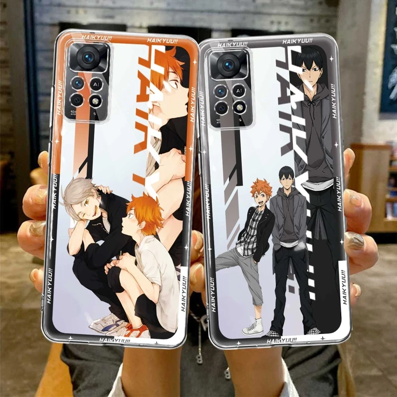 

Чехол прозрачный Haikyuu! Tobio Kageyama Anime для Xiaomi Redmi Note 9S 7 8 9 10 11 12 4G 5G Pro NOTE11 10S 10Pro 11T 8T