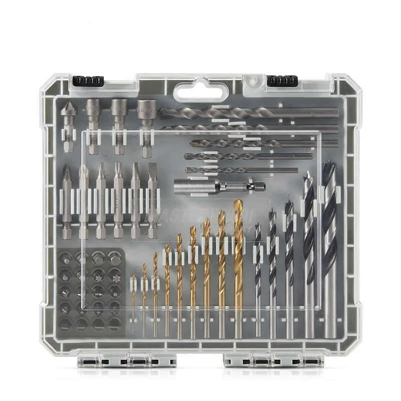 

50pcs electric hand drill bit accessories hand electric turn drill bit twist drill bit punching multifunctional wood drill bit