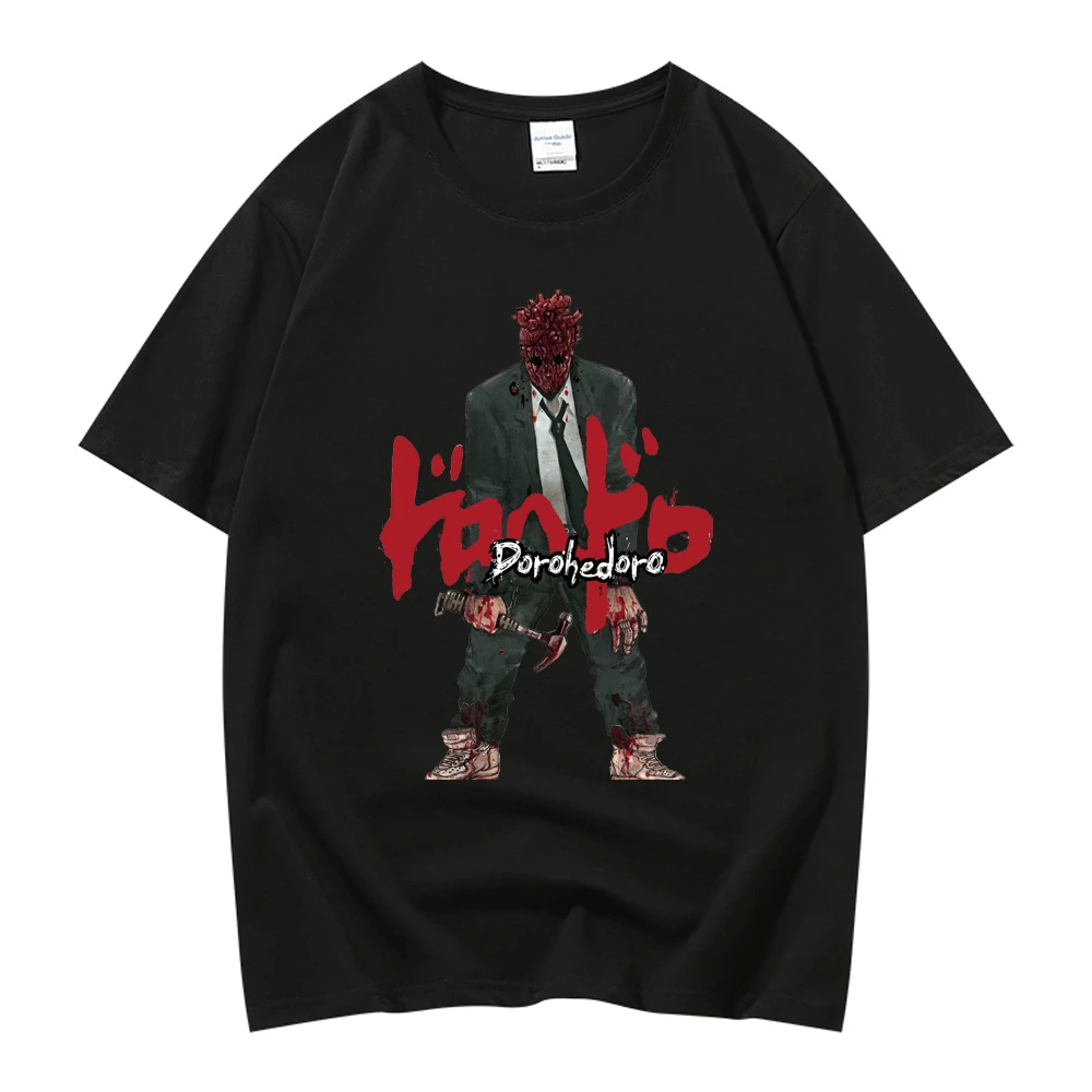

Cool Anime Dorohedoro T Shirt Men Cartoon Graphic Print Tshirt Manga T-Shirt Japanese Streetwear Tees Shirt Unisex Short Sleeve