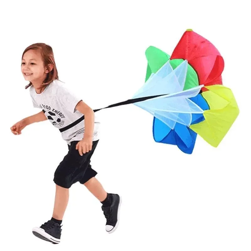 

Colorful Football Resistance Parachute Strength Training Physical Fitness Umbrella Football For Kids Athletic Strength Umbrella