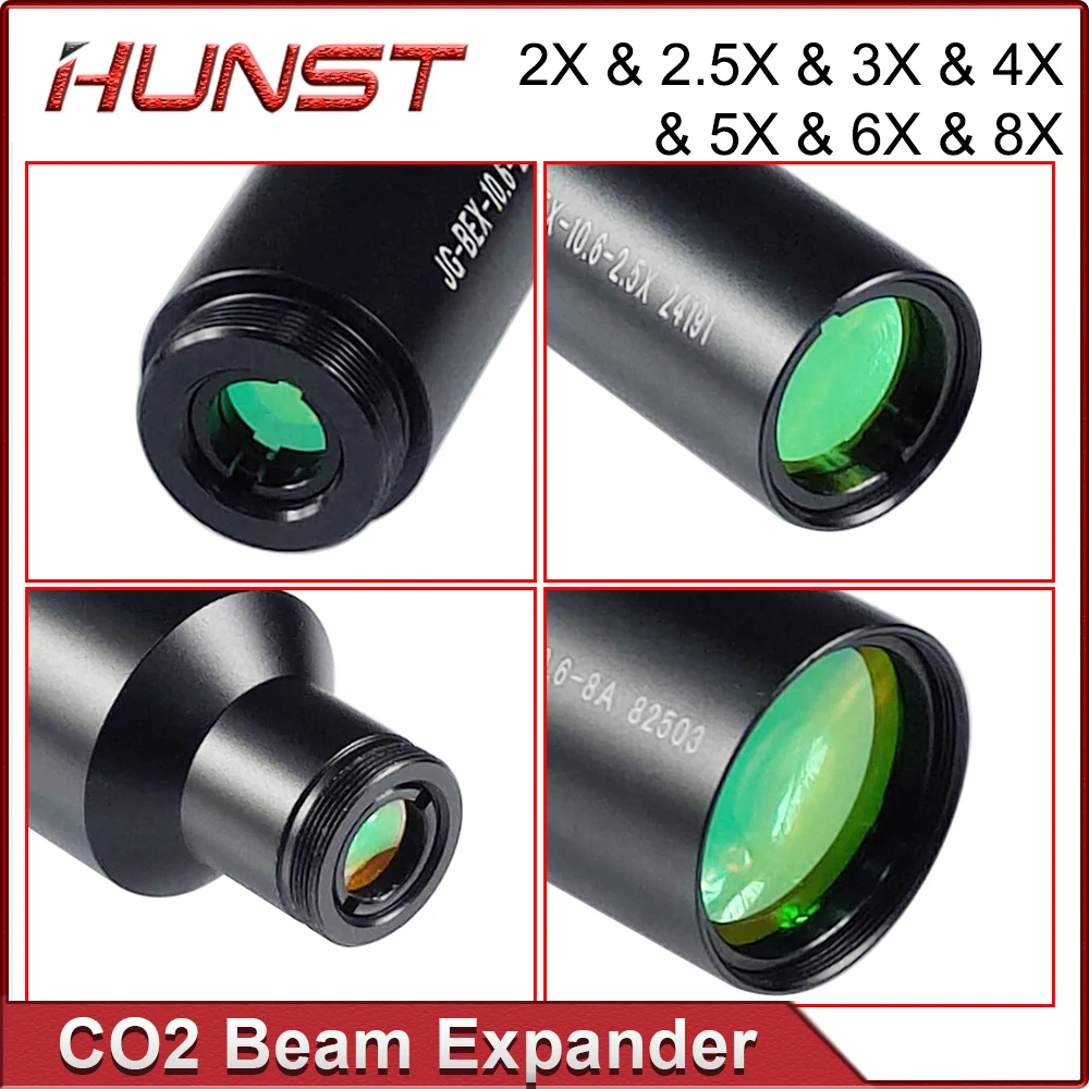 Расширитель лазерного луча Hunst CO2 2X 2 5X 3X 4X Соотношение расширения M22 * 0 75 Оптика