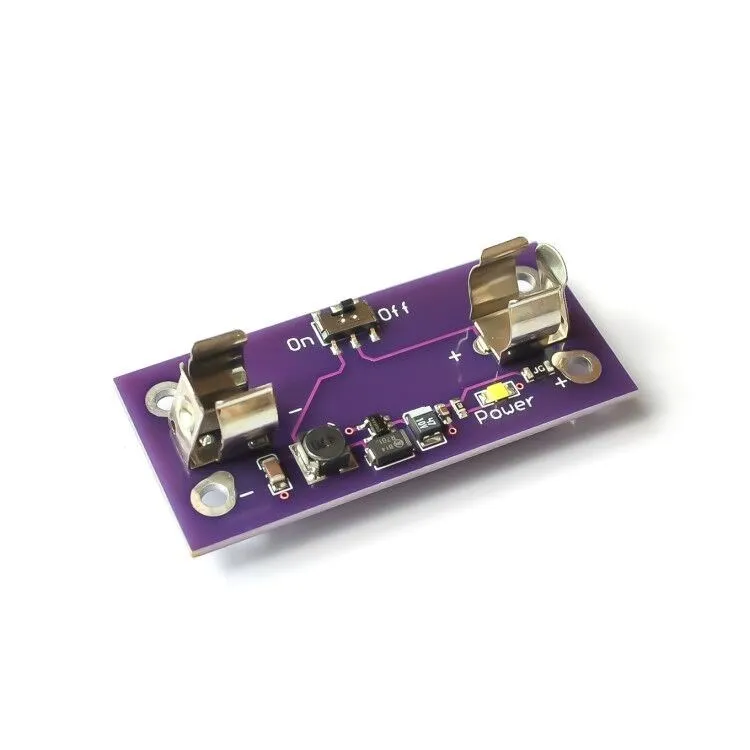 Модуль питания LilyPad повышающий преобразователь батареи AAA до 5 В для Arduino - купить