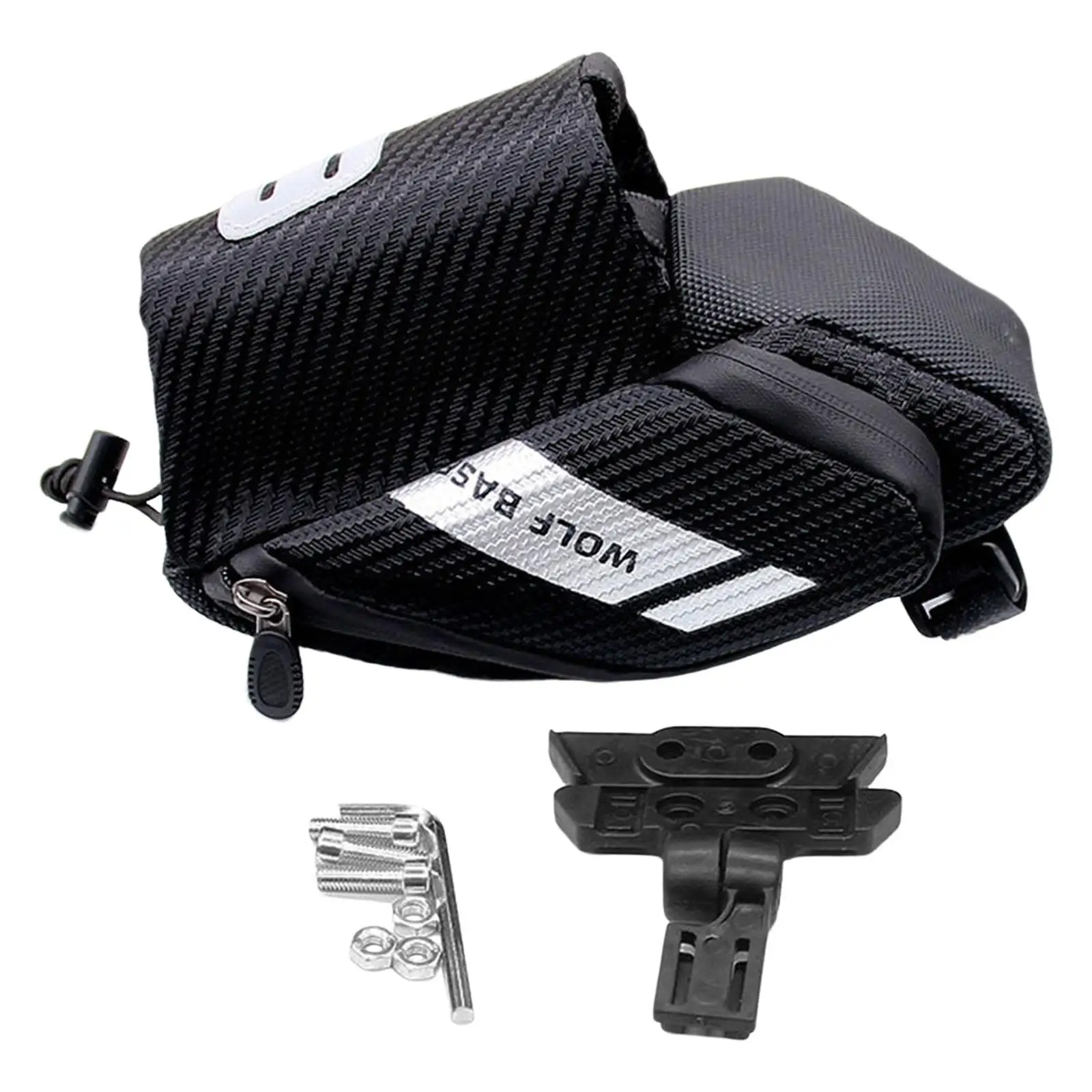

Bike Seat Storage Bag Water Bottle Bike Bag Waterproof Outer Fabric Fixed with Bracket Buckle and Straps for Road Mountain Bike