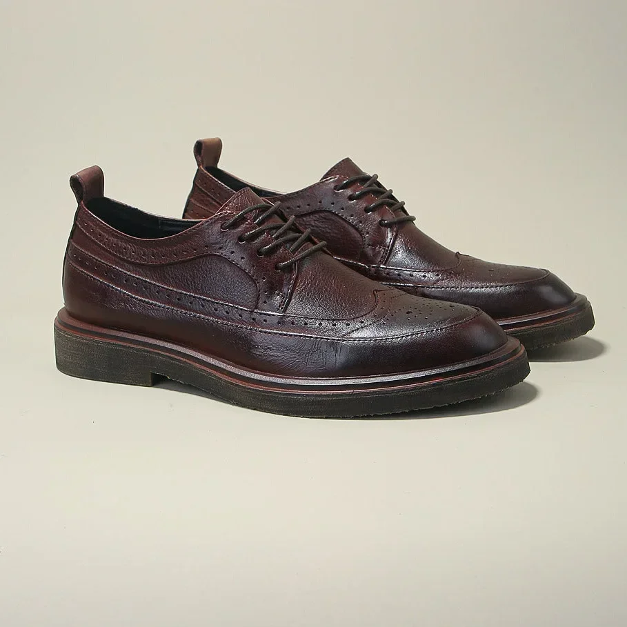 Итальянские мужские модельные туфли роскошные удобные дизайнерские ручной