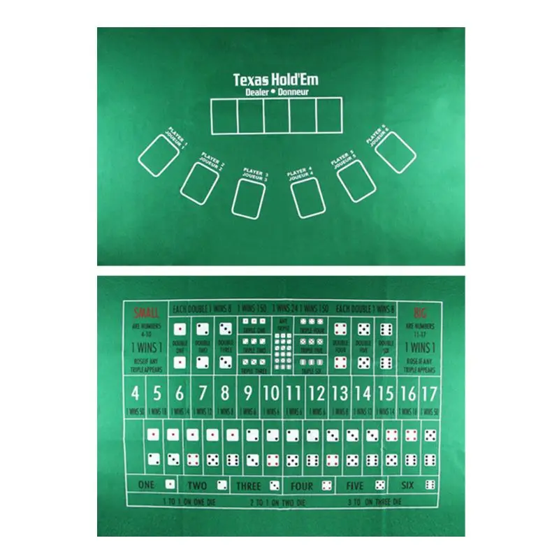 

Фланелевый коврик для стола в виде игральных костей с 21 точкой, семейвечерние игра в покер для казино, скатерть Холдем, развлекательные игру...