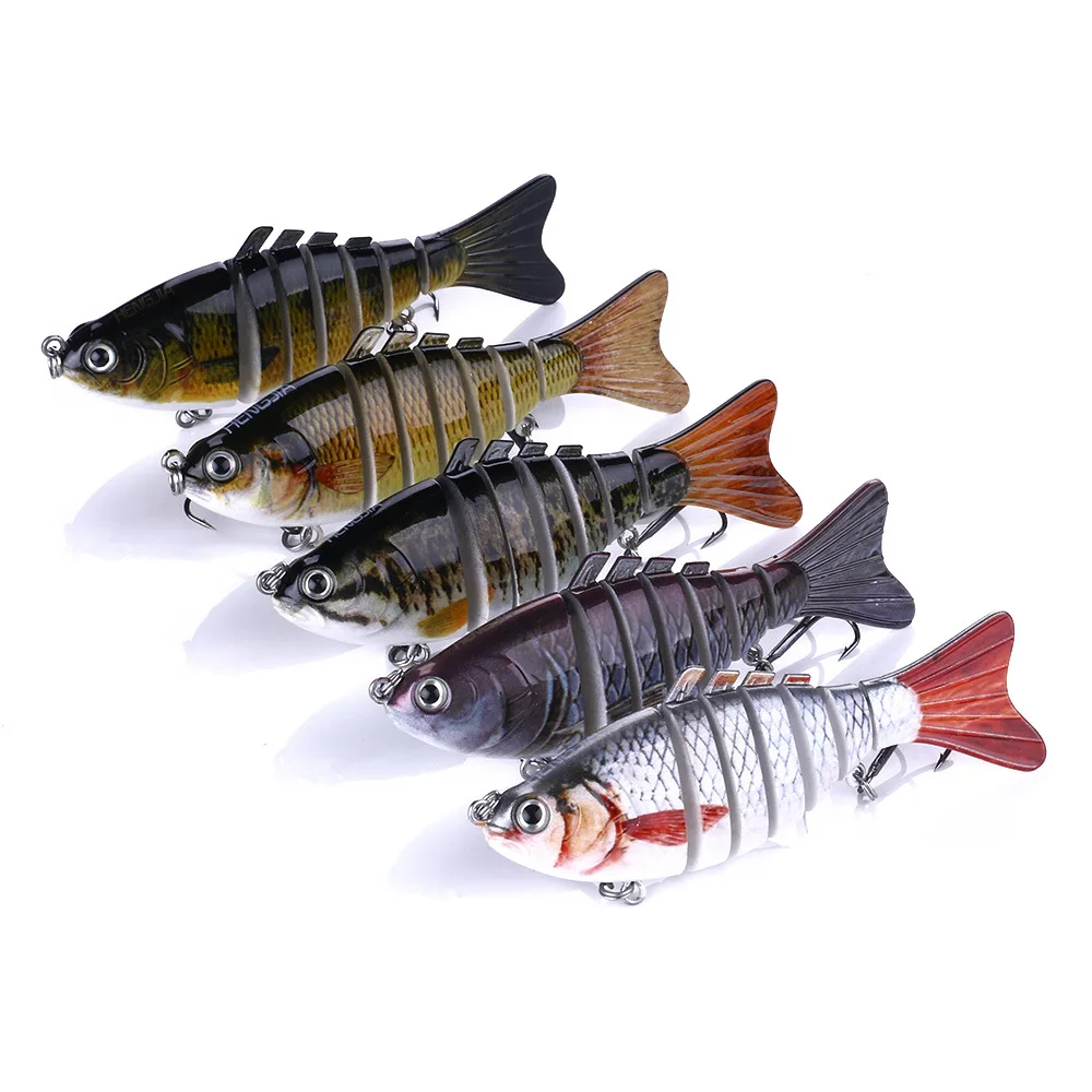 

1PC 10CM 15.4G Sinking Wobblers Fishing Lures Jointed Crankbait Swimbait 7 Segment Hard Artificial Bait for Fishing Tackle Lure