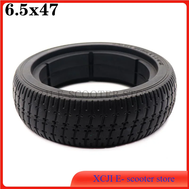 

6.5X47 6K Solid Tire 6.5-inch Explosion-proof Anti-skid Non-inflation Tyre for Mini Electric Scooter Balancing Car