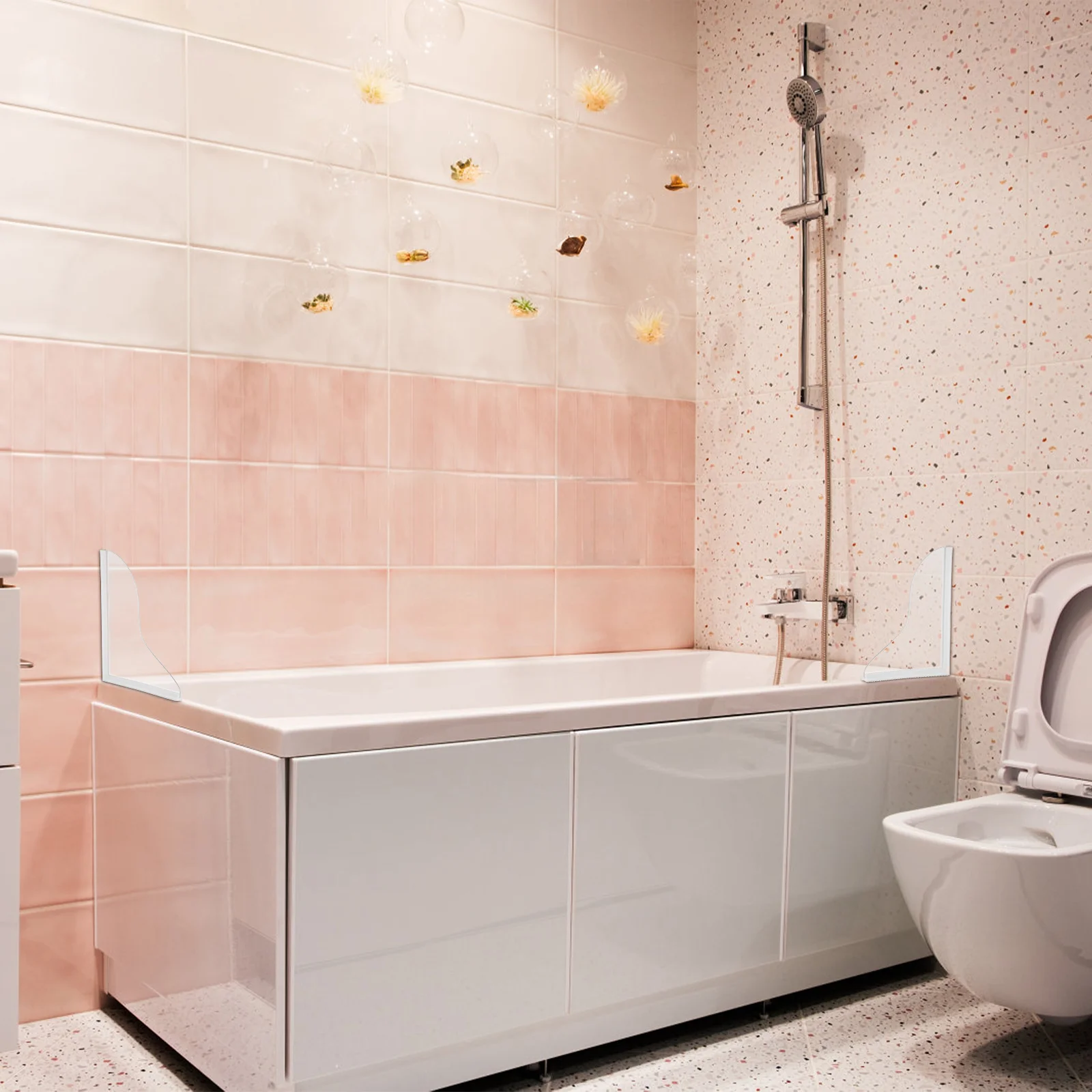 2 шт. брызговик для душа барьер умывальника пробка воды ванной комнаты ванны