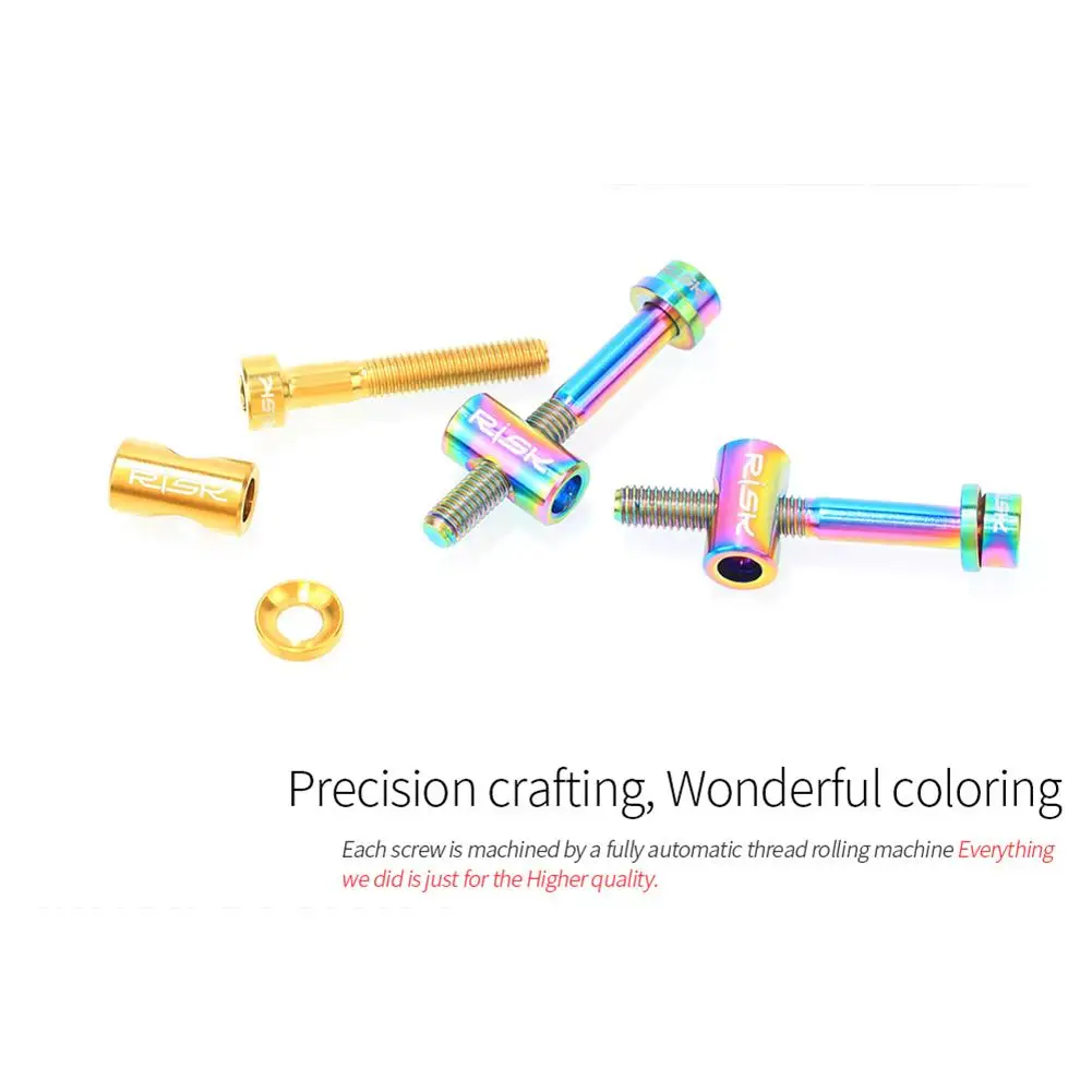 Фиксирующие болты для подседельного штыря велосипеда 2 шт. из титанового сплава