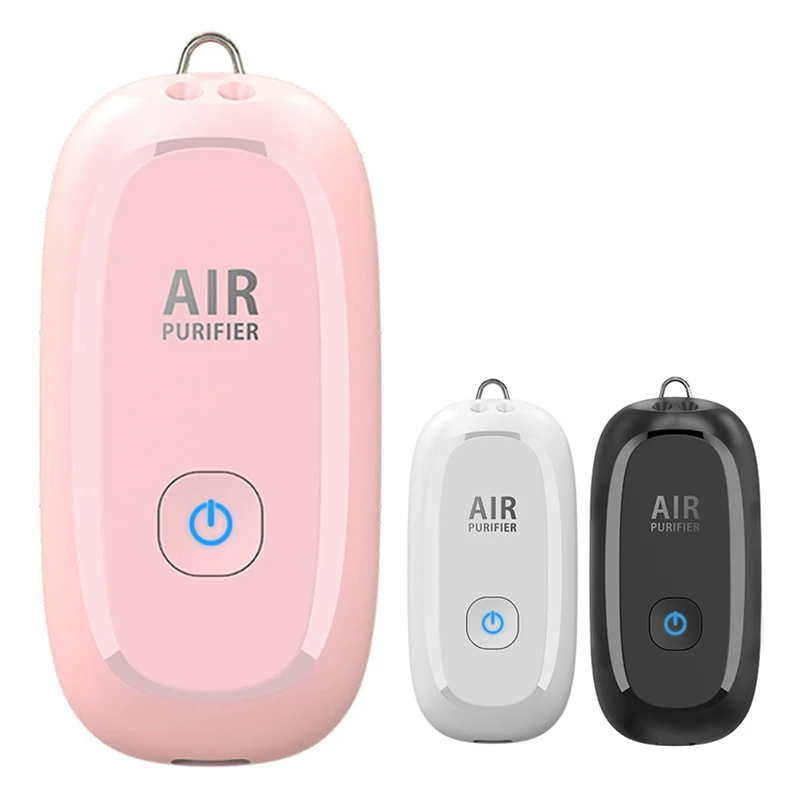 

Fashionable Personal Wearable Mini Portable 1000Mah Battery 150 Million Negative Ion Car Hanging Neck Air Purifier