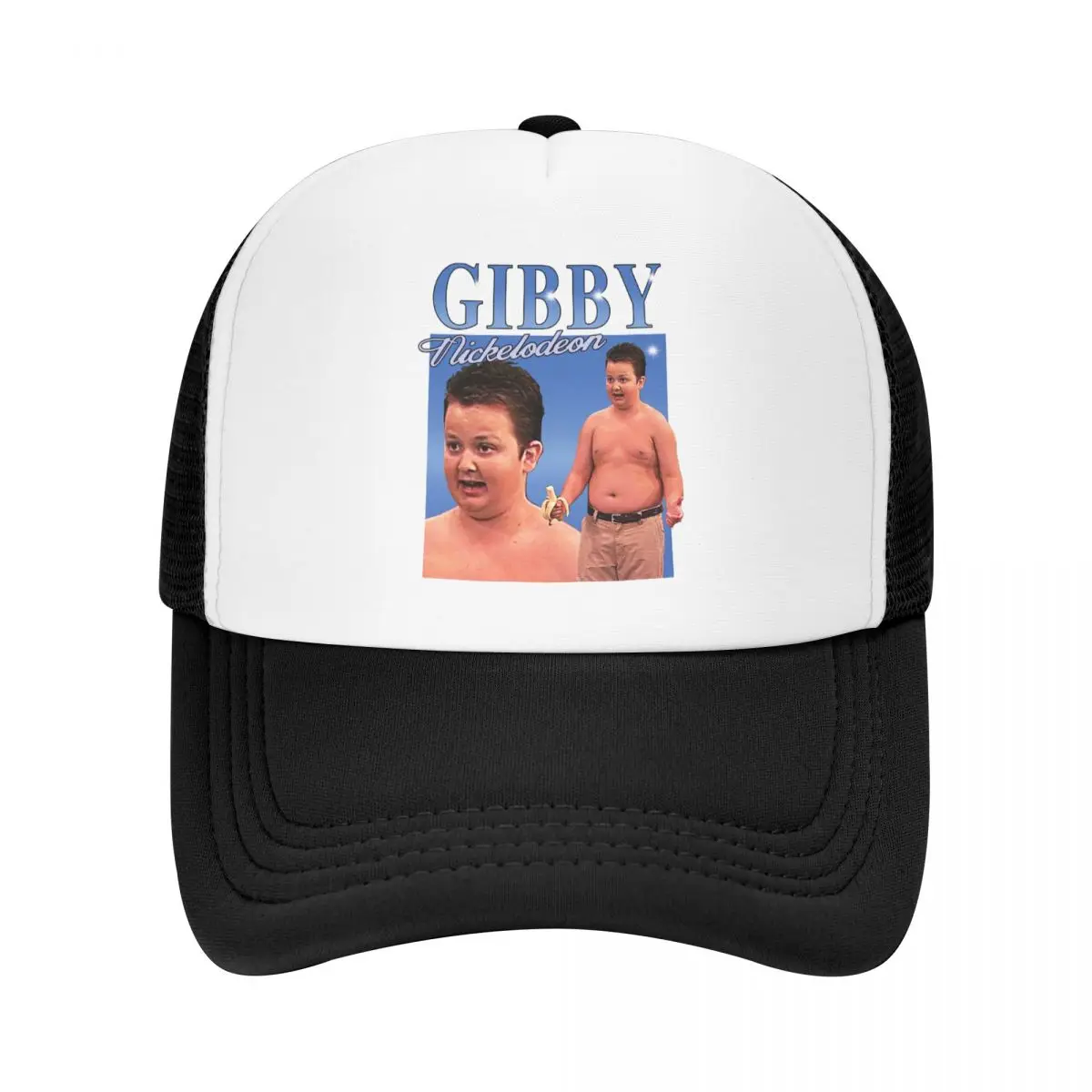

Punk Unisex Funny Gibby Meme Icarly Trucker Hat Adult TV Show Noah Munck Adjustable Baseball Cap Women Men Sports Snapback Caps