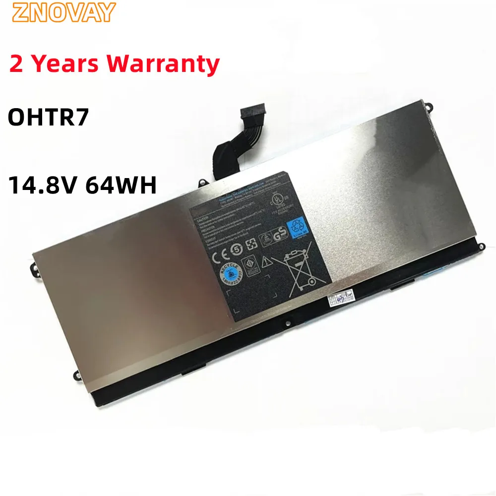 Аккумулятор для ноутбука ZNOVAY 14,8 в 64 Втч 0HTR7 для Dell XPS 15z L511Z L511X 15Z-L511X 15Z-L511Z OHTR7 NMV5C 75WY2 0NMV5C 075WY2