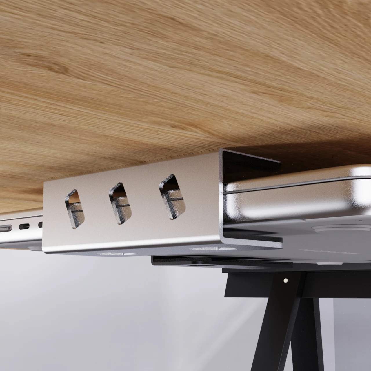 Ноутбук MacBook подставка для стола. Кронштейн хранения ноутбука Zakka деревянной