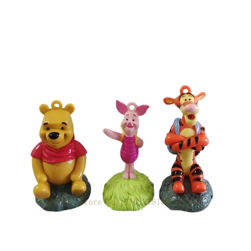 

5.5cm 3pcs Disney Winnie Pooh Action Figures Anime Decoration Collection Figurine Mini Doll Kids Toy Gift