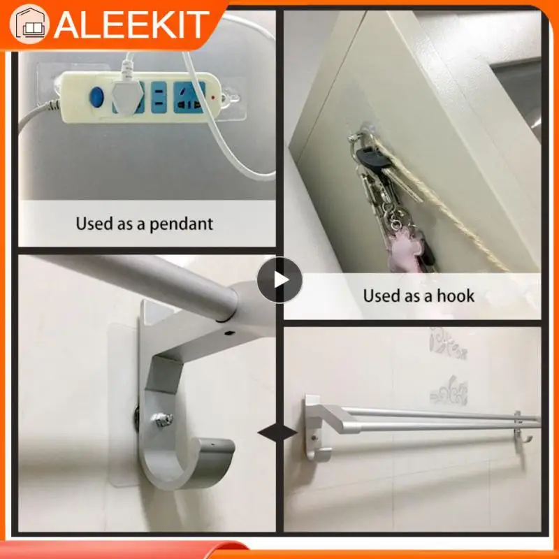 

Strong Self Adhesive Hooks Bedroom Door Wall Coat Rack Key Holder Rack Towel Hooks Kitchen Storage Wall Hook Hangers