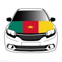 cameroon flag car hood cover 3 3x5ft 100polyestercar bonnet banner