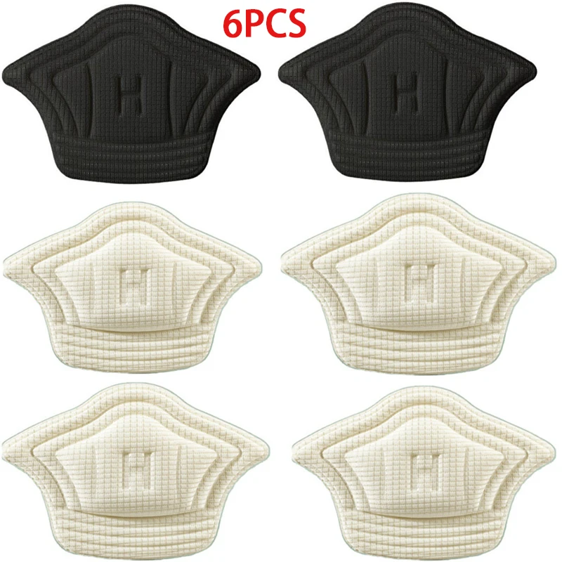 

6pcs Insoles Patch Heel Pads for Sport Shoes Pain Relief Antiwear Feet Pad Adjustable Size Protector Back Sticker Cushion Insole