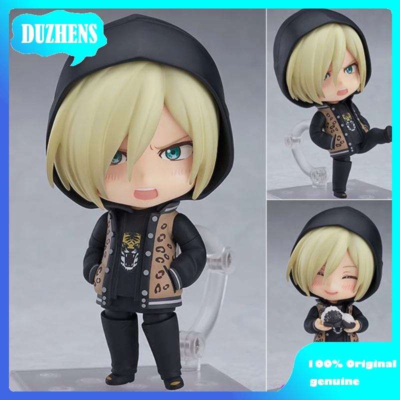 

100% Original:YURI!!! on ICE Yuri Plisetsky no.874 Q version figma PVC Action Figure Anime Figure Model Toys Figure Doll Gift