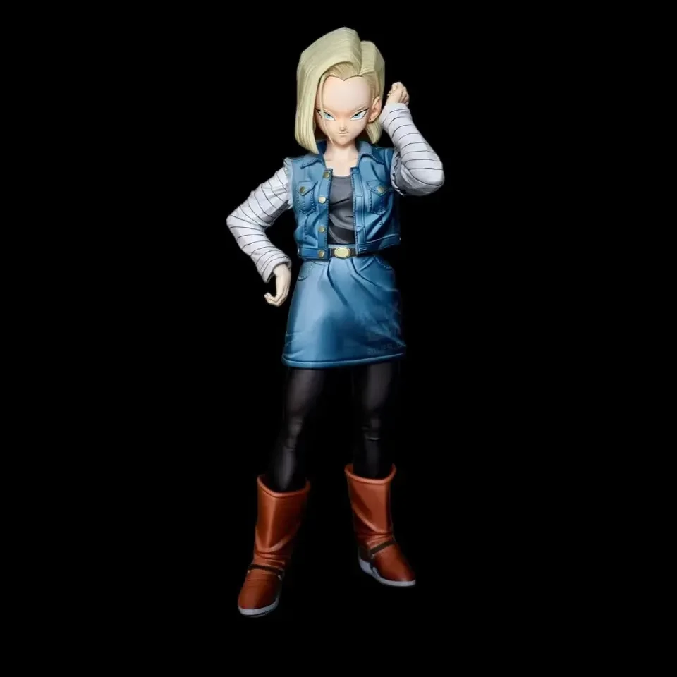Фото Коллекционная фигурка VF Statue Anime Dragon Ball Z Андроид 18, 28 см/11,02 дюйма, ПВХ, модель для коллекции, игрушка, подарок №2