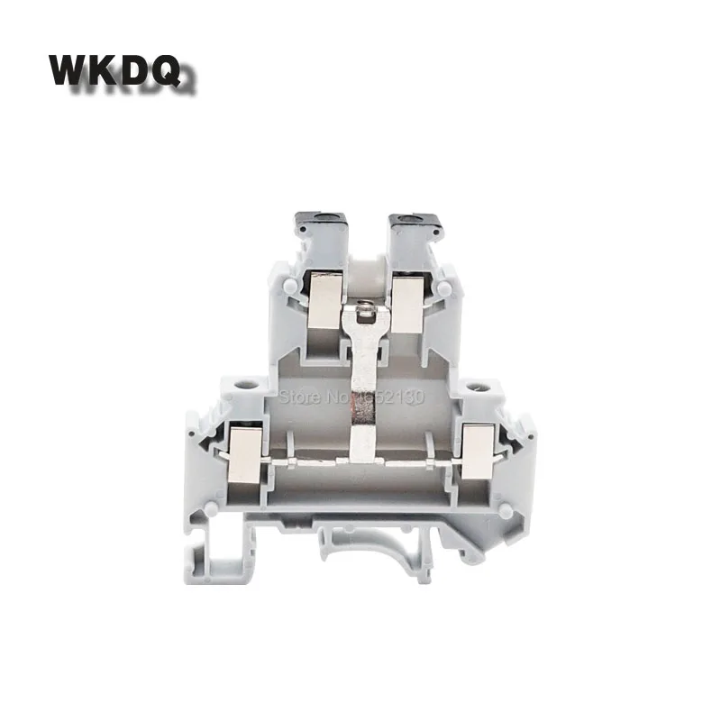 Клеммная колодка JUKK 5-PV на DIN-рейку 2 уровня 0 4 мм 24-12 AWG 5 шт. | Клеммные блоки