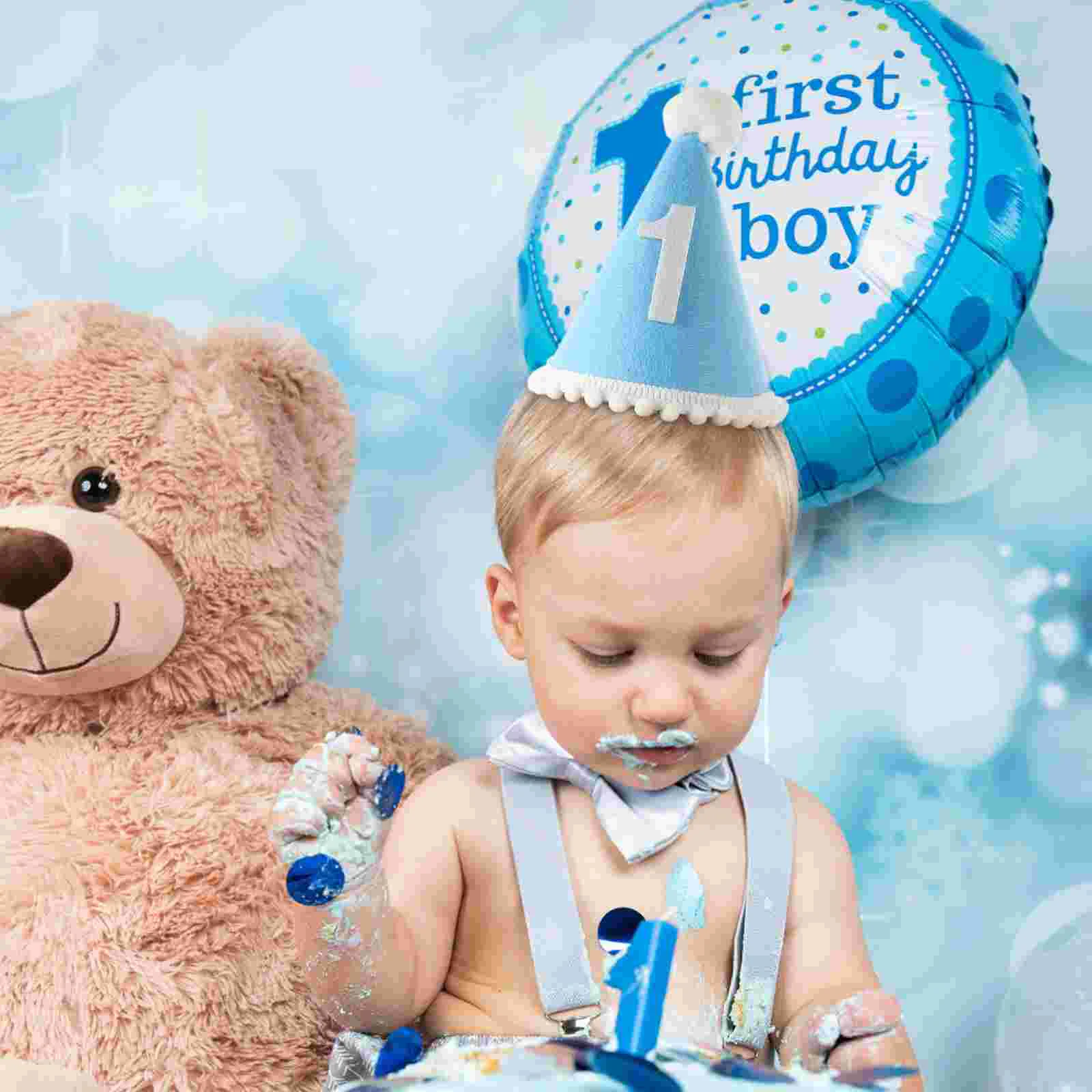 Шляпа для мальчика головные уборы первого дня рождения коническая кепка детский