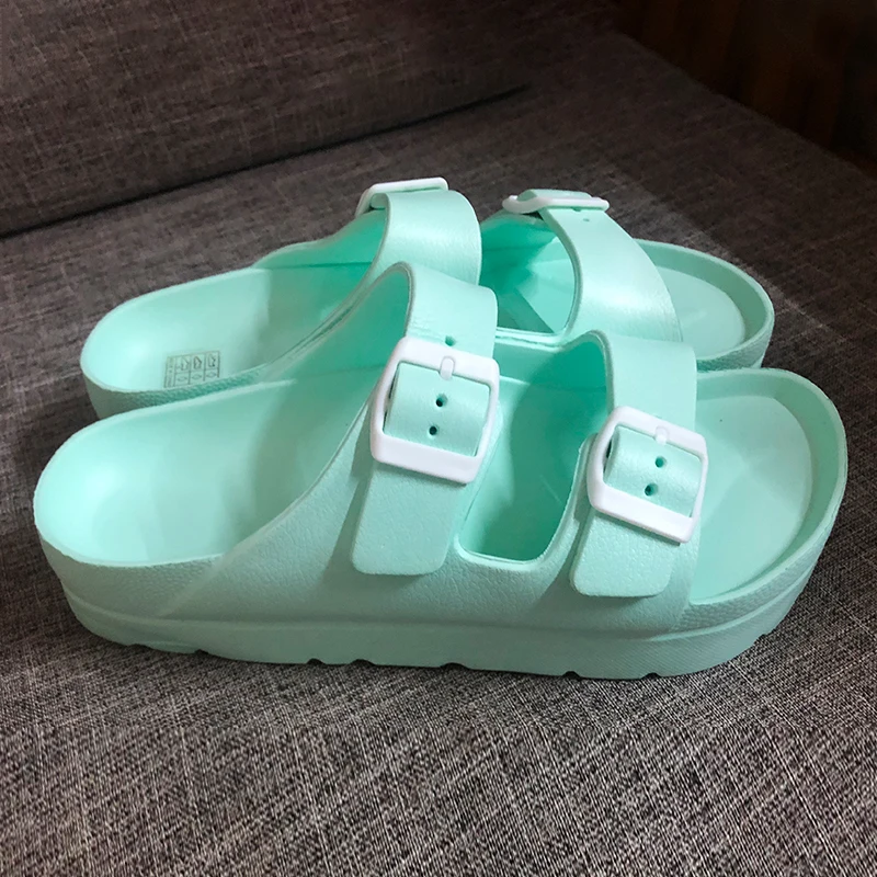 

Summer Women Slippers Chunky Indoor Home Slides Bathroom Loafers Female Flat Clogs Outdoor Garden Shoes Beach Sandals Flip Flop