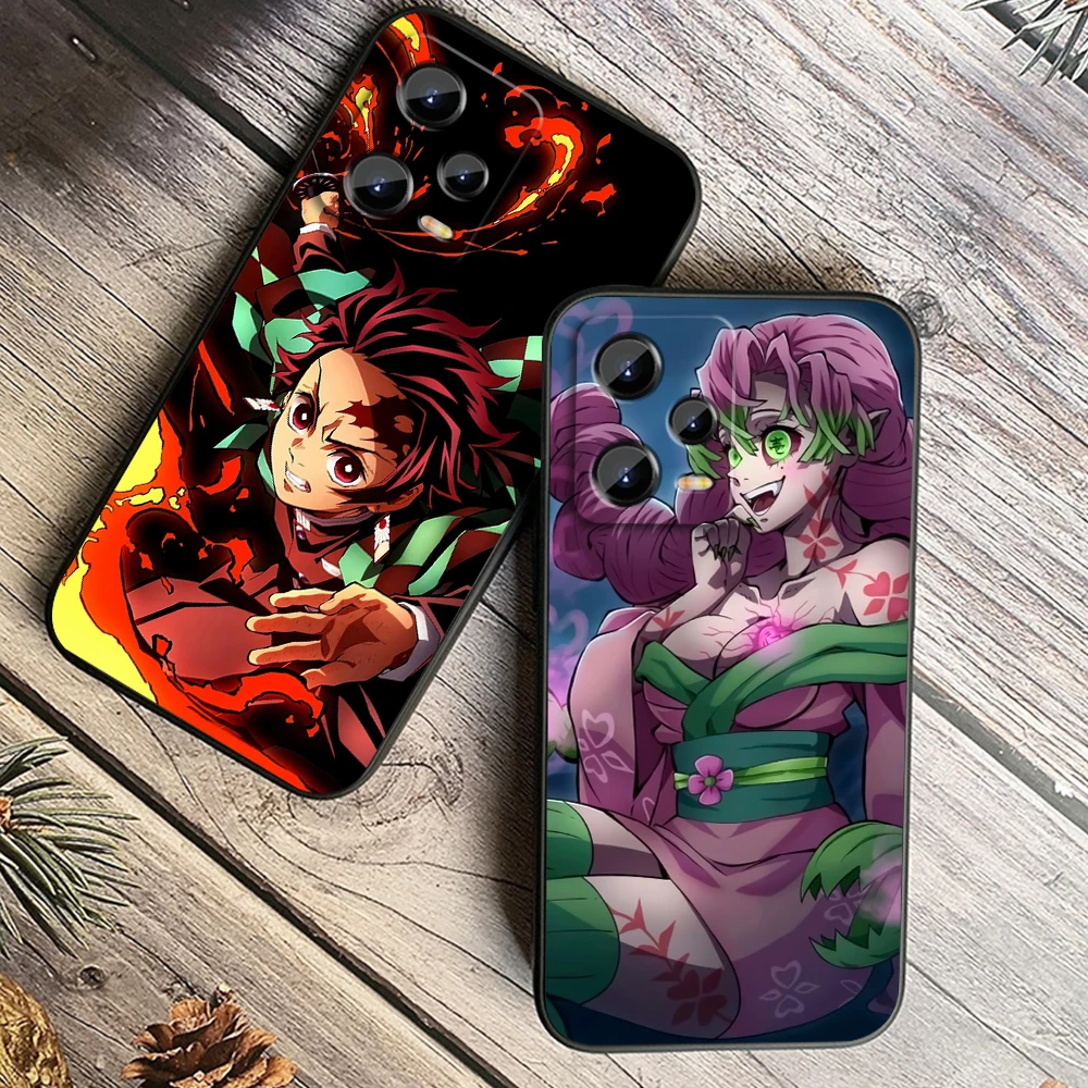 G-Ghost Blade мультяшный крутой чехол для Xiaomi Redmi Note 13 12R 12 12S Turbo 11 11T 11S 10 10S Pro Plus 5G черный