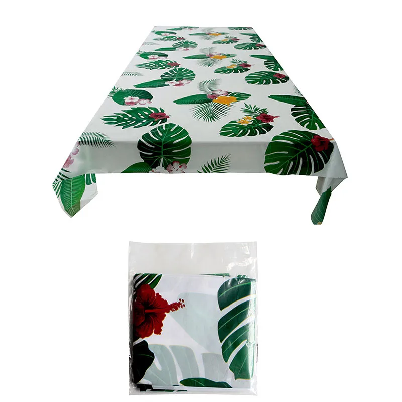 

Palm Maple leaf Table cloth for Tropical Hawai Halloween Harvest Festival Party Decorations Adult's Kid's Birthday wedding favor
