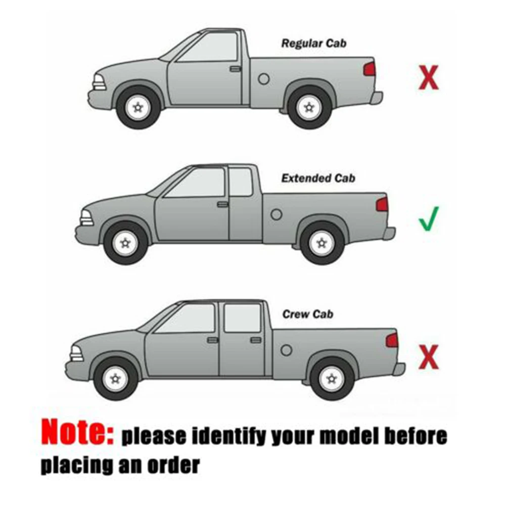 

1pc Black Extended Cab 3rd Brake Light Lens Cover Car Lights Shell For For Chevy S-10 1994-2004 And GMC Sonoma 16520288