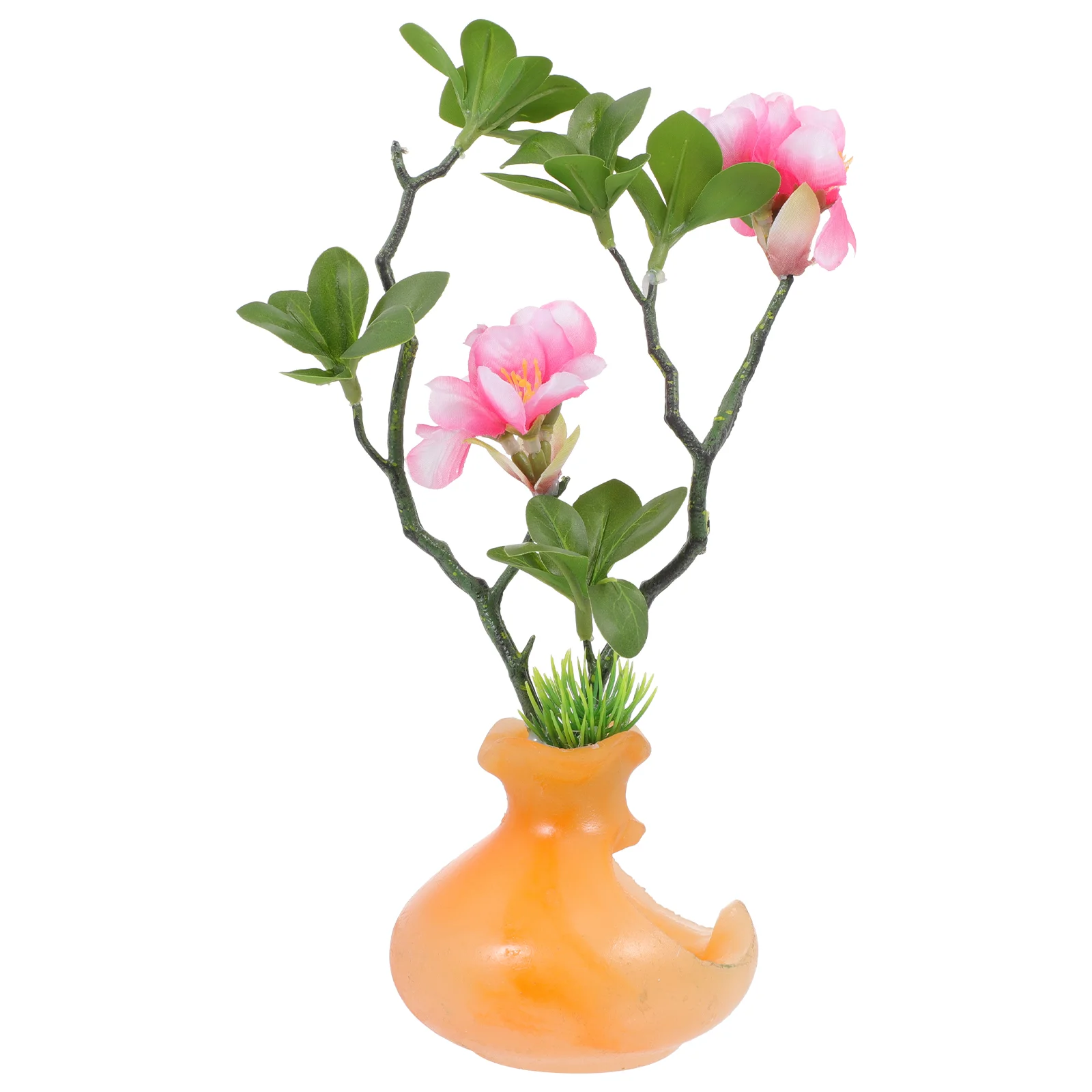 

Flower Plate Sushi Decor Ornament Artificial Japanese Decoration Tbale Resin Serving Pots Sashimi Fake Desktop Table Green