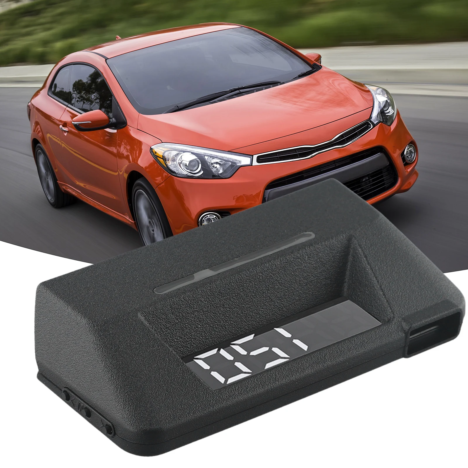 Шнур питания Проекционный дисплей ABS Черный HUD Датчик OBD2 Компьютер вождения