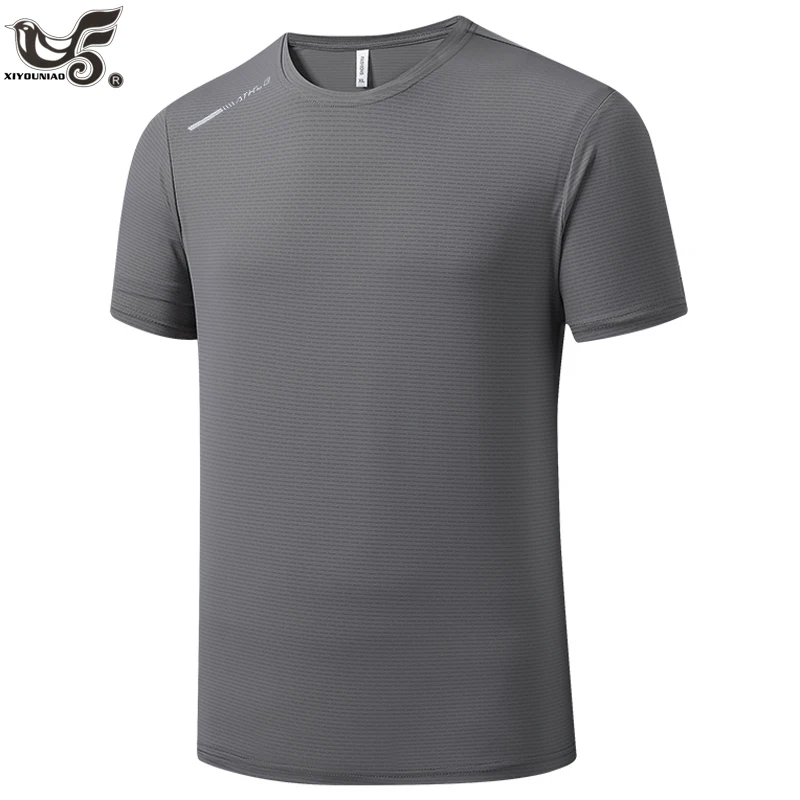 

Футболка мужская Спортивная быстросохнущая, топ из вискозы, дышащая рубашка для бега, фитнеса, бега в тренажерном зале, большие размеры L ~ 7XL ...